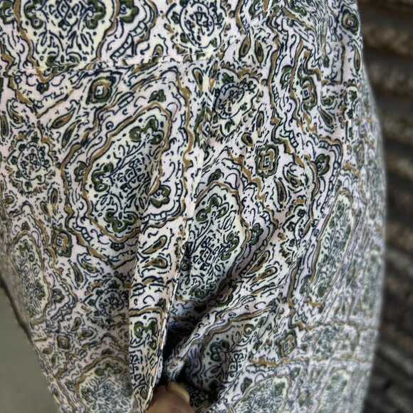 Treasure & Bond Cottage Floral Medallion Print Button Midi Skirt Size XS - Picture 6 of 8